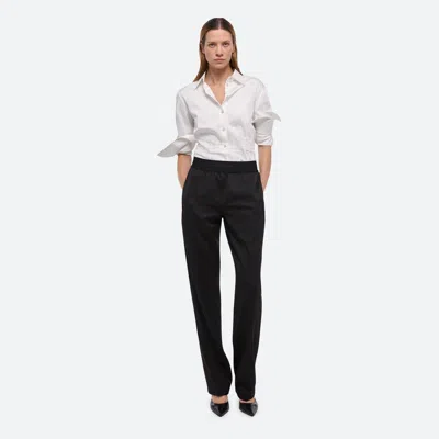 Helmut Lang Jacquard Car Trousers In Black/black