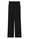 Helmut Lang Jacquard Straight Trousers In Black