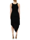 Helmut Lang Midi Dress In Black