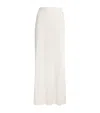 Helmut Lang Jersey Max Skirt In Beige