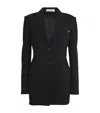 HELMUT LANG JERSEY SLIM LONGLINE BLAZER