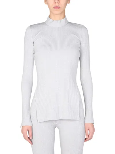 Helmut Lang One-shoulder Jersey T-shirt With Cut-out Detail In White