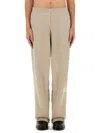 Helmut Lang Jogging Pants With Subtle Zipper Detail In Grey