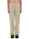 Helmut Lang Jogging Pants With Subtle Zipper Detail In Grey
