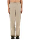 Helmut Lang Jogging Pants With Subtle Zipper Detail In Grey