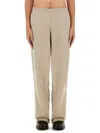 Helmut Lang Jogging Pants With Subtle Zipper Detail In Grey