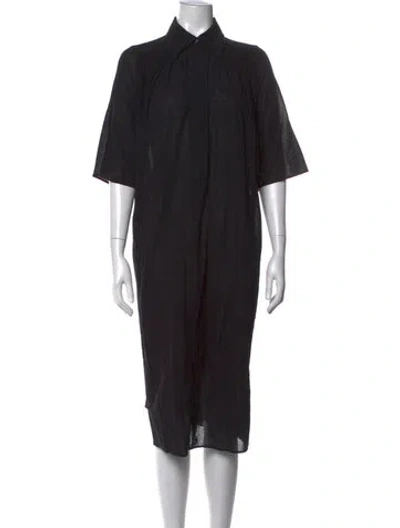 Pre-owned Helmut Lang Knee-length Dress In Black