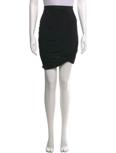 Pre-owned Helmut Lang Knee-length Skirt In Black