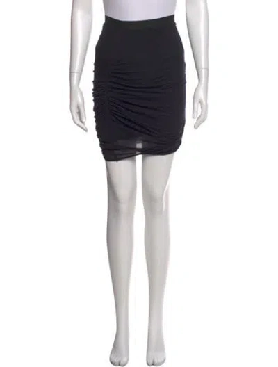 Pre-owned Helmut Lang Knee-length Skirt In Black