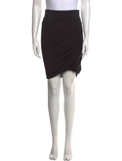 Pre-owned Helmut Lang Knee-length Skirt In Black