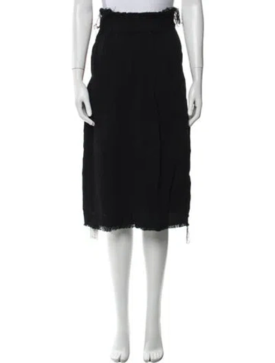 Pre-owned Helmut Lang Knee-length Skirt In Black