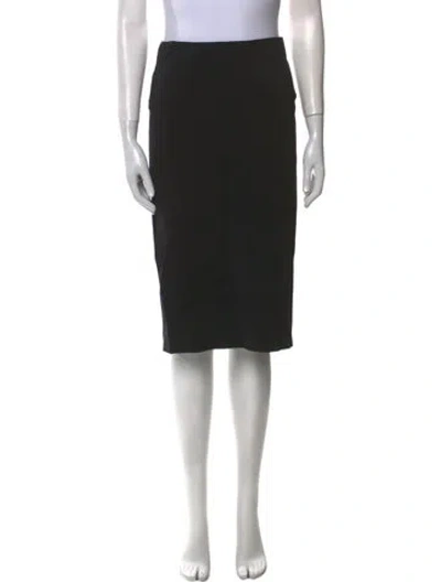Pre-owned Helmut Lang Knee-length Skirt In Black