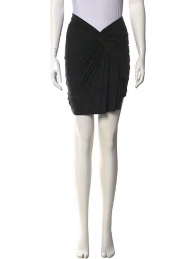 Pre-owned Helmut Lang Knee-length Skirt In Black