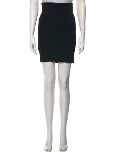 Pre-owned Helmut Lang Knee-length Skirt In Black