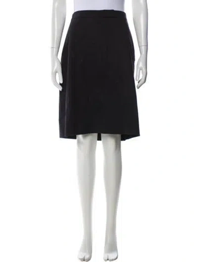 Pre-owned Helmut Lang Knee-length Skirt In Black