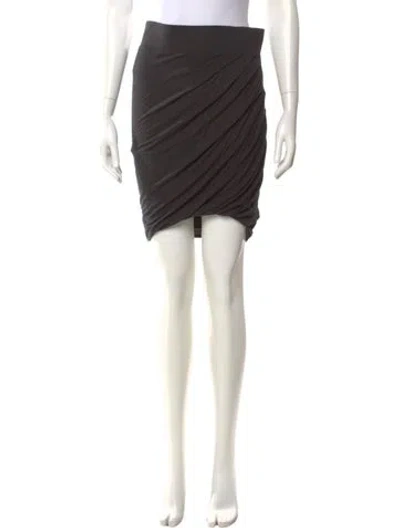 Pre-owned Helmut Lang Knee-length Skirt In Black