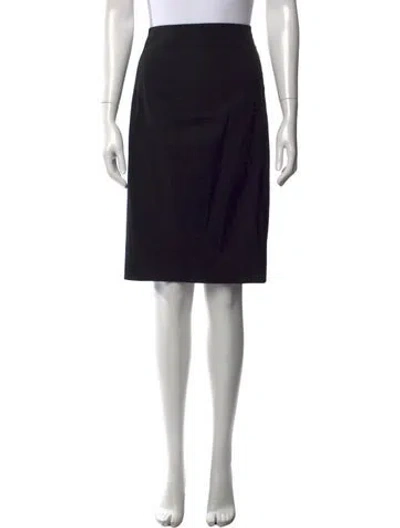 Pre-owned Helmut Lang Knee-length Skirt In Black