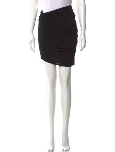 Pre-owned Helmut Lang Knee-length Skirt In Black