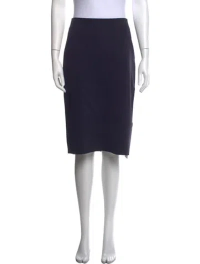 Pre-owned Helmut Lang Knee-length Skirt In Blue