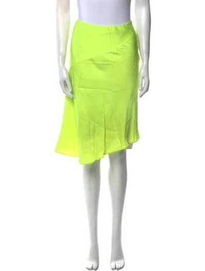 Pre-owned Helmut Lang Knee-length Skirt In Green