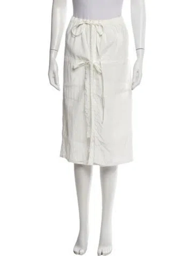 Pre-owned Helmut Lang Knee-length Skirt In Neutral
