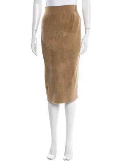 Pre-owned Helmut Lang Knee-length Skirt In Neutral
