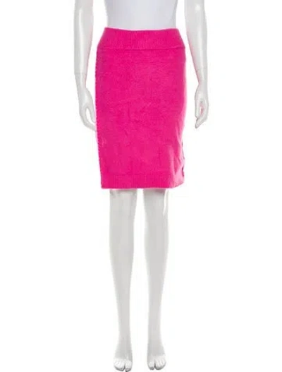 Pre-owned Helmut Lang Knee-length Skirt In Pink