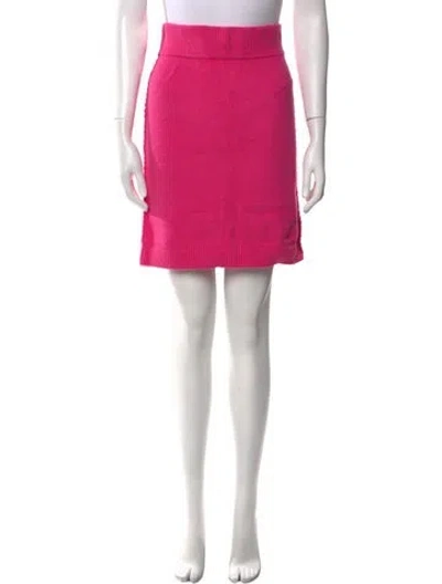 Pre-owned Helmut Lang Knee-length Skirt In Pink