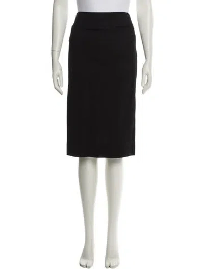 Pre-owned Helmut Lang Knee-length Skirt W/ Tags In Black