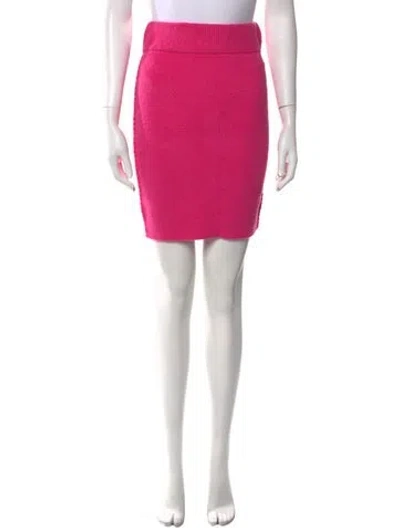 Pre-owned Helmut Lang Knee-length Skirt W/ Tags In Pink