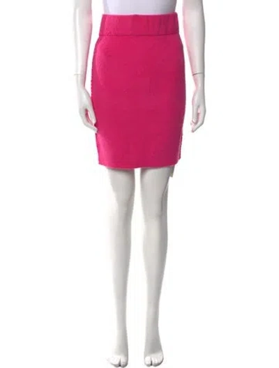 Pre-owned Helmut Lang Knee-length Skirt W/ Tags In Pink