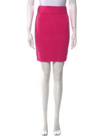 Pre-owned Helmut Lang Knee-length Skirt W/ Tags In Pink