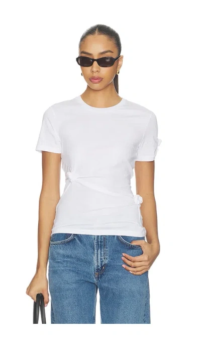 Helmut Lang Knot Baby T-shirt In White