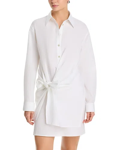 Helmut Lang Knot Shirt In White