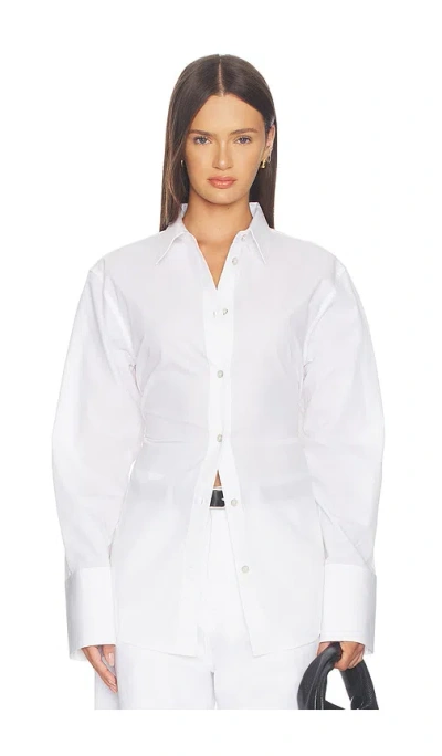 Helmut Lang Knot Shirt In White