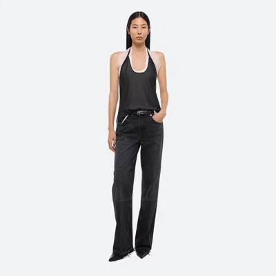 Helmut Lang Lace Dancer Top In Black