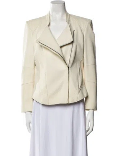 Pre-owned Helmut Lang Lamb Leather Jacket In Neutral