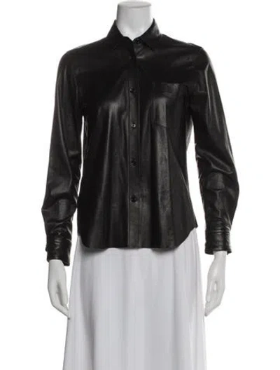 Pre-owned Helmut Lang Lamb Leather Performance Jacket In Black