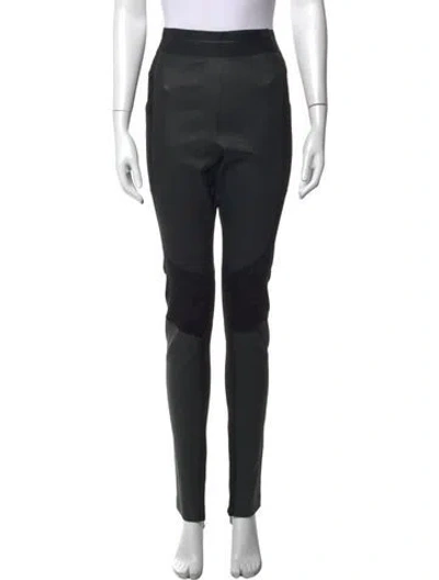 Pre-owned Helmut Lang Lamb Leather Skinny Leg Pants In Black