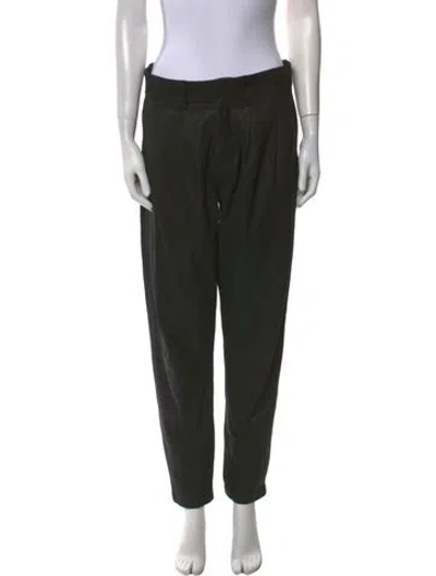 Pre-owned Helmut Lang Lamb Leather Skinny Leg Pants In Blue