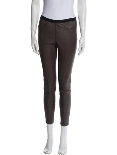 Pre-owned Helmut Lang Lamb Leather Skinny Leg Pants In Multi