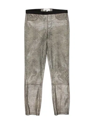 Pre-owned Helmut Lang Lamb Leather Skinny Leg Pants In Multi