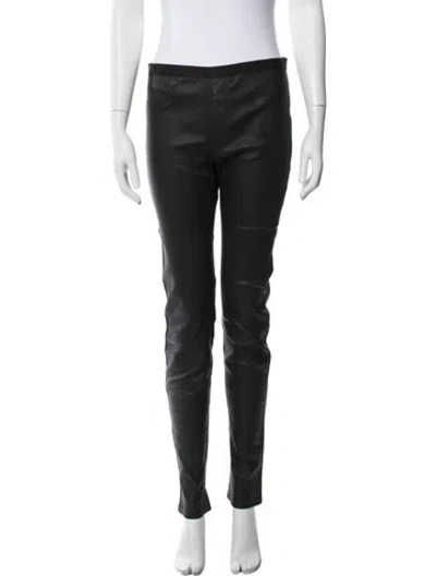 Pre-owned Helmut Lang Lamb Leather Skinny Leg Pants In Multi