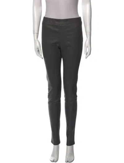 Pre-owned Helmut Lang Lamb Leather Skinny Leg Pants W/ Tags In Black