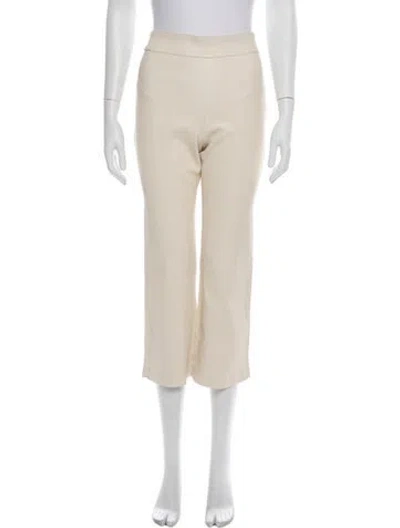 Pre-owned Helmut Lang Lamb Leather Straight Leg Pants In Neutral