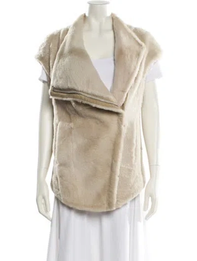 Pre-owned Helmut Lang Lambskin Jacket In Neutral