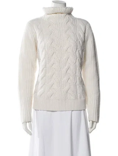 Pre-owned Helmut Lang Lambswool Turtleneck Sweater In Neutral