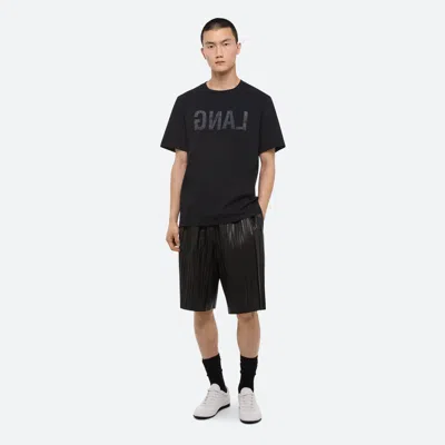 Helmut Lang Lang Tee In Black