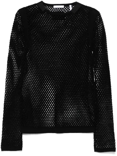 HELMUT LANG MESH SWEATER - WOMEN'S - COTTON