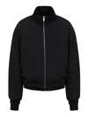 Helmut Lang Layered Bomber Jacket In Black